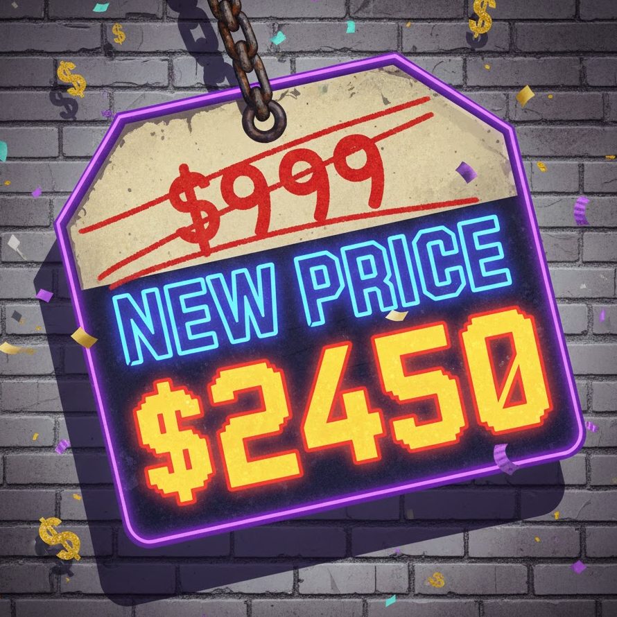 price tag showing untamed inflation