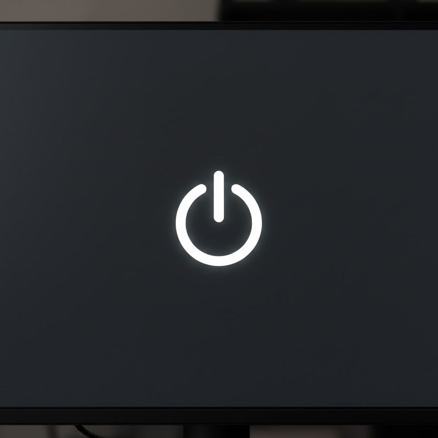 power off button showing AI failing to deliver growth